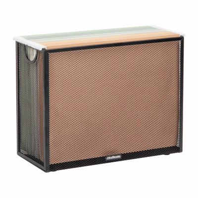 Mind Reader Vertical File Storage, Desktop Organizer, Hanging Files, Office, Metal Mesh