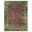 Tapis motif floral antique Art déco