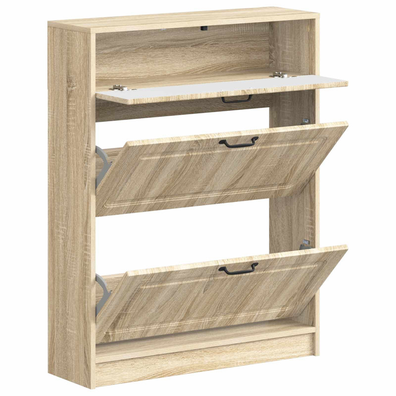 Flip Down Shoe Storage, Sonoma Oak
