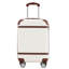 Ensembles de valises rigides avec sacs Valise légère à roulettes doubles avec verrou TSA, valise rétro simple 24 po-129181306