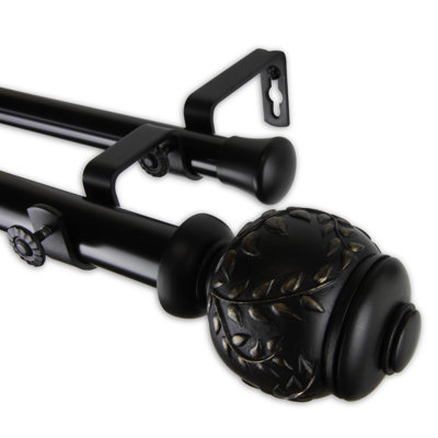 Haings Steel Double Curtain Rod