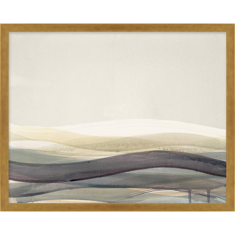 Preliminary II Print by Beth James, Gold Framed, 20" W x 16" H