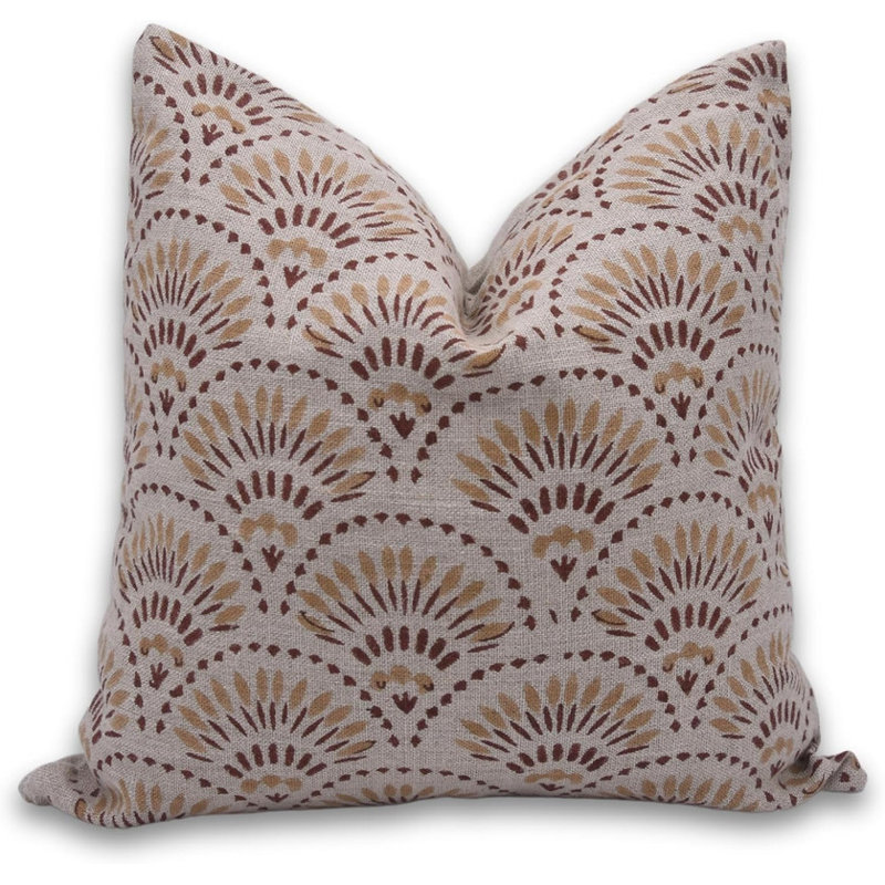 Housse de coussin intérieur / extérieur Floral Linen, 14 po x 36 po