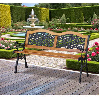 Outdoor Garden Bench, Park Patio Bench