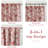 100% Blackout Toile Linen Curtains Farmhouse French Country Vintage Living Room Drapes  2 Panels-1265672088-1265672090