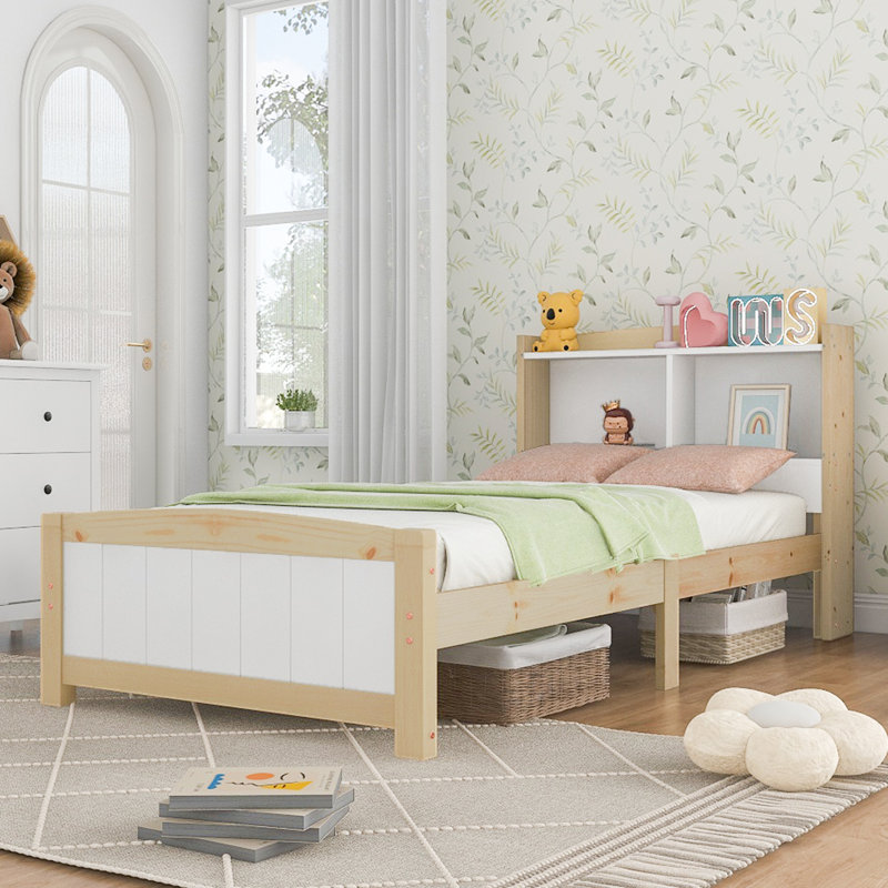 Yreka Solid Wood Storage Bed, Single (3')