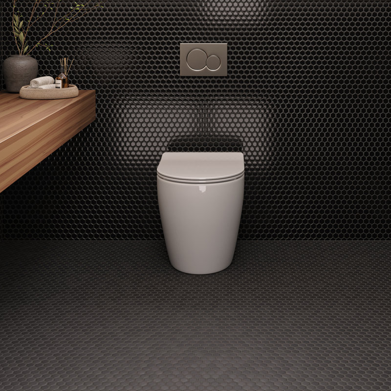 Carreau de porcelaine 10 po x 11 po Le Cafe