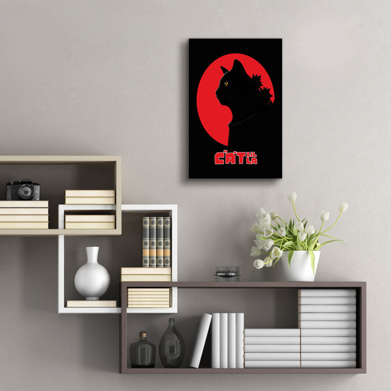 " Catzilla " by Tummeow, 24" H x 16" W x 0.2" D
