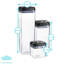 Argon Tableware - Flip Lock Food Storage Containers Set (3 Sizes)-69691713