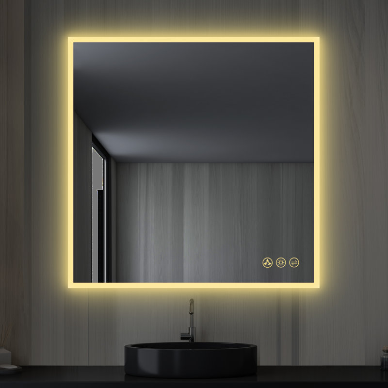 Miroir de salle de bain mural Ibanez, 36 po x 36 po