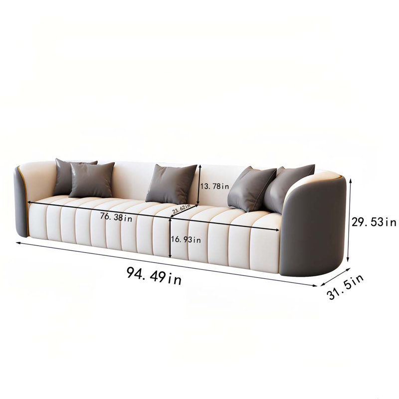 Business Reception Sofa Set in Sober Grey