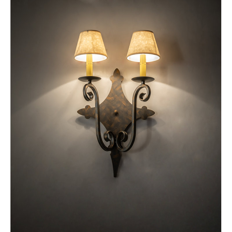 Angelique 2 - Light Candle Wall Light