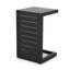 CAPE CORAL ALU C-SHAPED TABLE BLACK-537745133