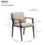 Emoti Aluminum Outdoor Stackable Dining Armchair with Cushion