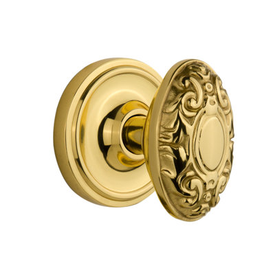 Classic Rosette with Victorian Door Knob