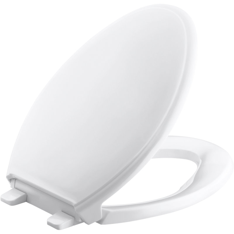 Kohler Rutledge Nightlight Quiet-Close with Grip-Tight Elongated Toilet Seat, Almond