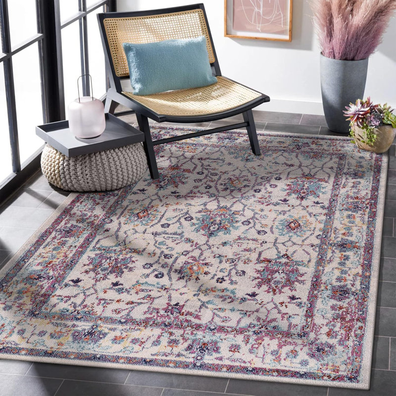Soft Medium Pile Area Rugs Living Room Carpet Pad Oriental Vintage Rug Non Slip Entryway Rug A0086, Rectangle 160 x 230 cm