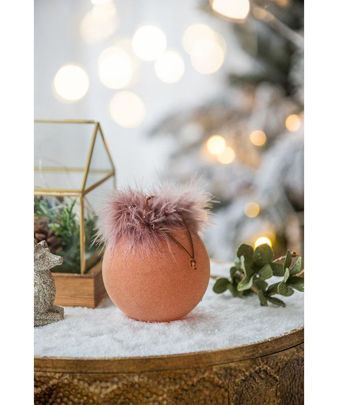 Boule de Noël Grise