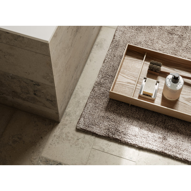 Abento Hardwood Serving Tray, Natural, 3.34" H x 19.68" W x 11.81" D