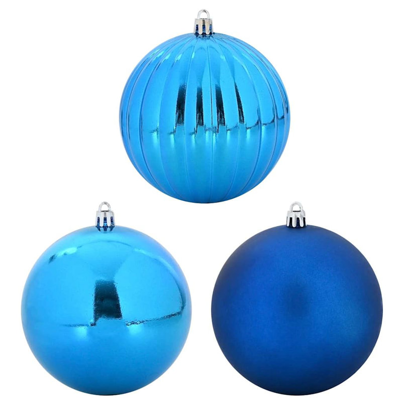 Christmas Bauble Set 4 pcs XXL, Blue