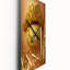 Golden Woman Lips - Horloge murale moderne-764349705