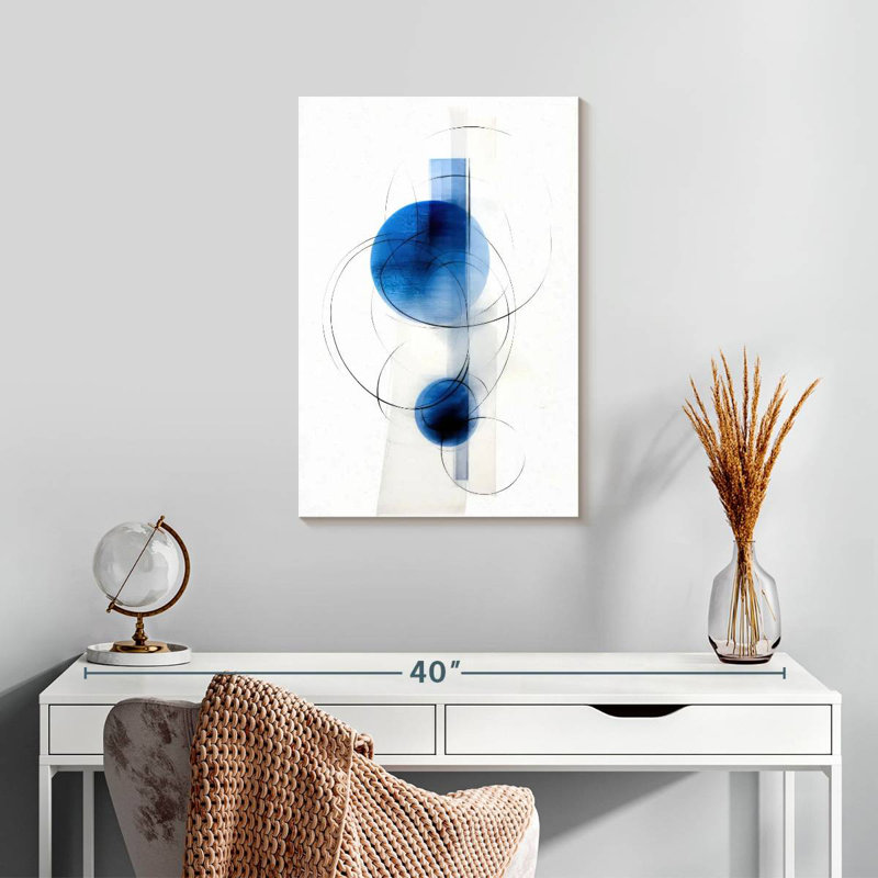 Avery Blue Naval I, 24" H x 16" W