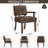 Naethan Upholstered Arm Accent Chair for Living Room, Accent Armchair-868791688