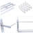 Conelia 23.6" H x 19.69" W x 3.94" D Ribbon Storage Rack