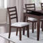 Ensemble de salle à manger 6 pièces en noyer de style contemporain