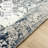 Ezra Abstract Performance Blue/Gray/Brown Area Rug-931365855