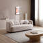 3 + 1, canapé moderne de luxe pour le salon, canapé rembourré en molleton beige pour bureau à domicile, beige clair-129585752
