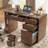 57.9" W Mid-Century Modern Executive Desk-1790109479