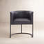Fauteuil rembourré en similicuir Virgil-459723959