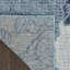 Tapis bleu / gris en polypropylène tissé à la machine Ovidijus-1533960224