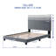 Lit plateforme tapissier avec garniture cloutée-926476798-926476785