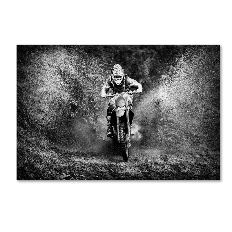 Paul GS Black and White Sports Photography Canvas Art