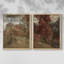 «Vintage Landscape XXV», 2 pièces sur papier-1793128747-1793128740