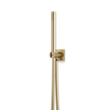 Square And Round Flexible Hose Shower Kit, Brushed Nickel
