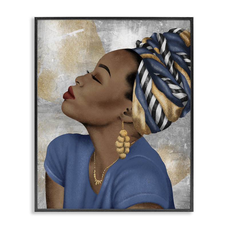Illustres découvertes, portrait féminin, estampe numérique, conception par Marcus Prime, H 30 po x l 24 po