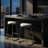 Ayaz Upholstered Counter Stool with Metal Frame