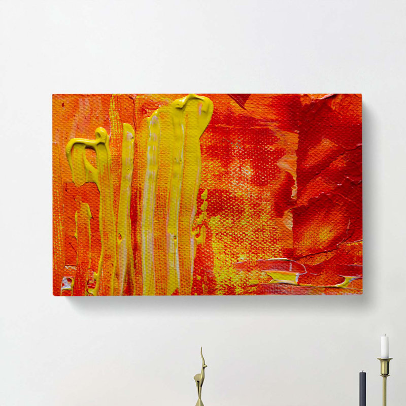 Abstract Art Painting Vol.78 by S.Johnson - Wrapped Canvas Painting, 35cm H x 50cm W x 3cm D