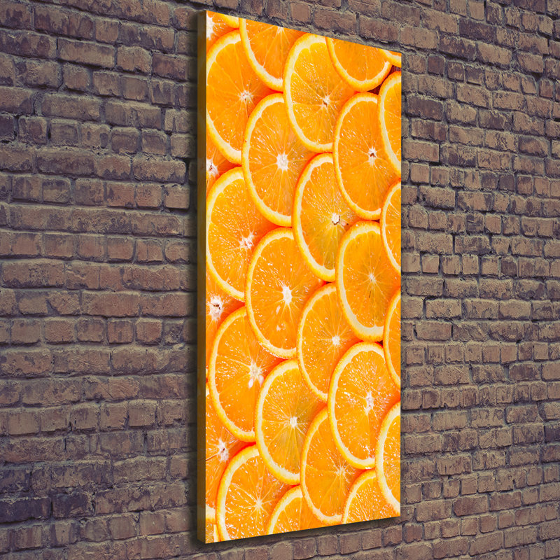 Orange Slices - Wrapped Canvas Print