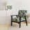 Fauteuil d'appoint rembourré style bohémien et éclectique Desert Mirage