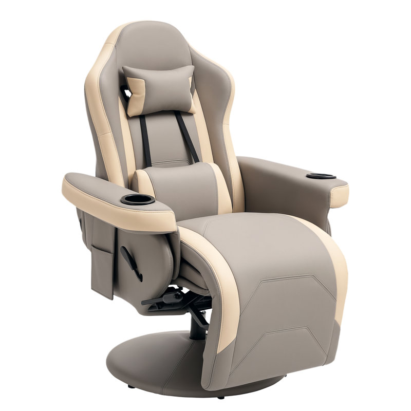 Latouche 82cm Wide Swivel Standard Recliner, Ergonomic Recliner, Home Theatre Recliner