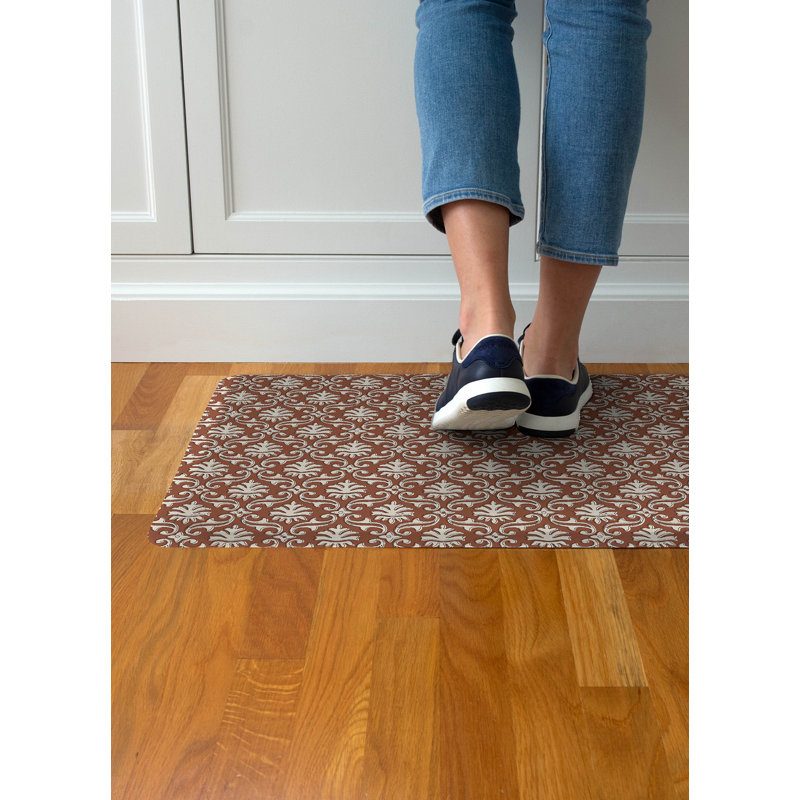Ledsworth Terracotta Anti-Fatigue Comfort Long Mat, Rectangle 1'8" x 2'8"
