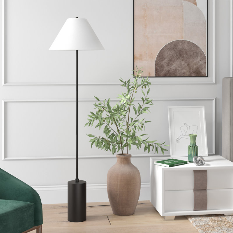 Lampe sur pied 64 po Greenbury, Bronze noirci