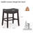 Bar Stools, 24 Inch Fabric Counter Height Bar Stools, Saddle Barstools For Kitchen Island With Nailhead Trim Tufted Button, Set Of 3-395535233-395535263