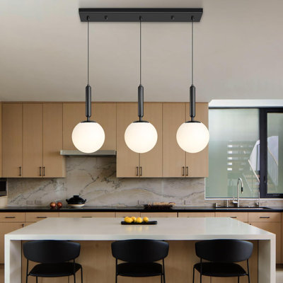 Lustre moderne en verre moderne