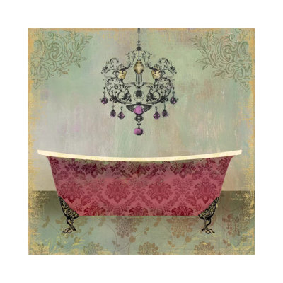 Boudoir Bath II - Wrapped Canvas Painting