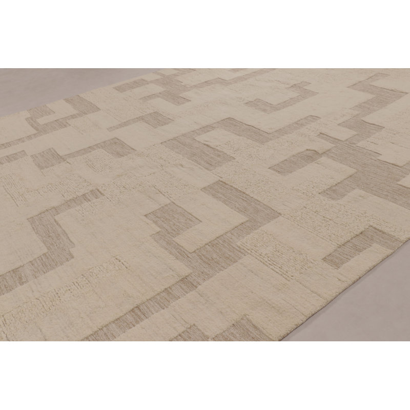 Modern One-of-a-Kind 12'0X16'0 Hand Knotted Area Rug